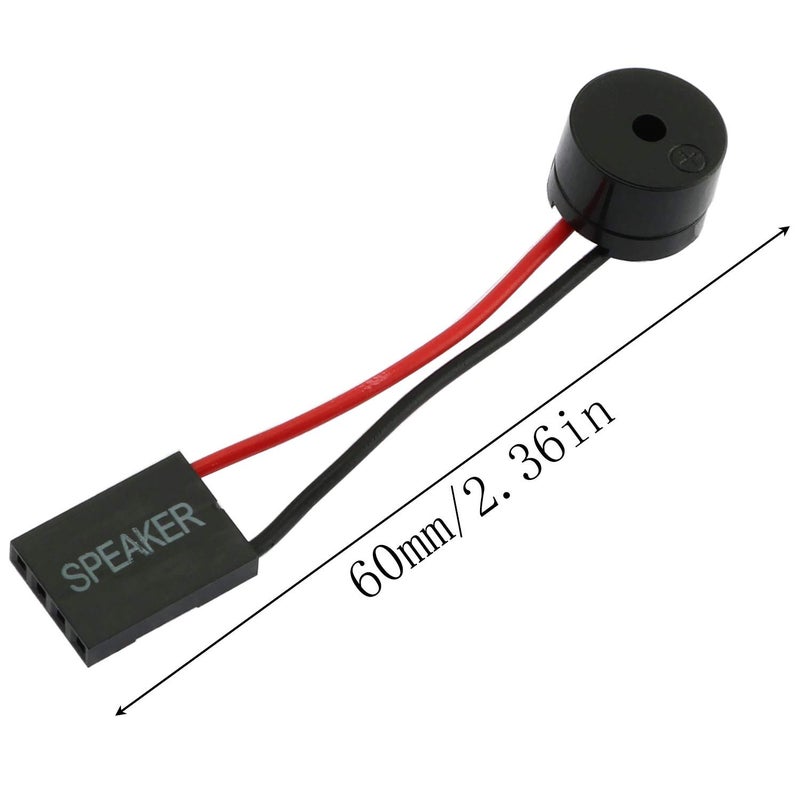 RuiLing 10-Pack Mini Plug Speaker 4 Pin Desktop Computer Case PC Motherboard DIY Internal Code Beep Alarm Buzzer - Image 2